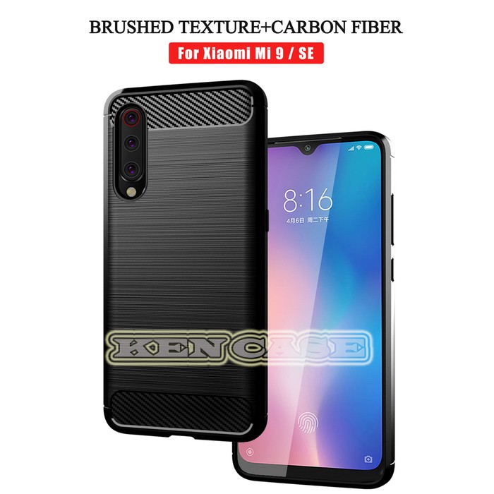 SOFT CASE SLIM FIT CARBON XIAOMI MI9 MI 9