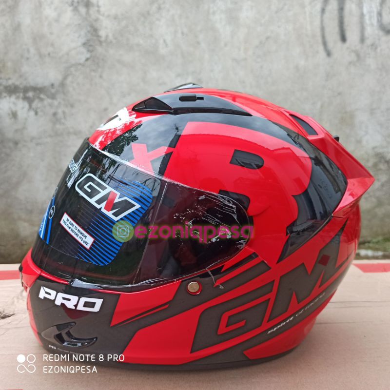 Helm GM Race Pro Motif ZR 650 Black Red