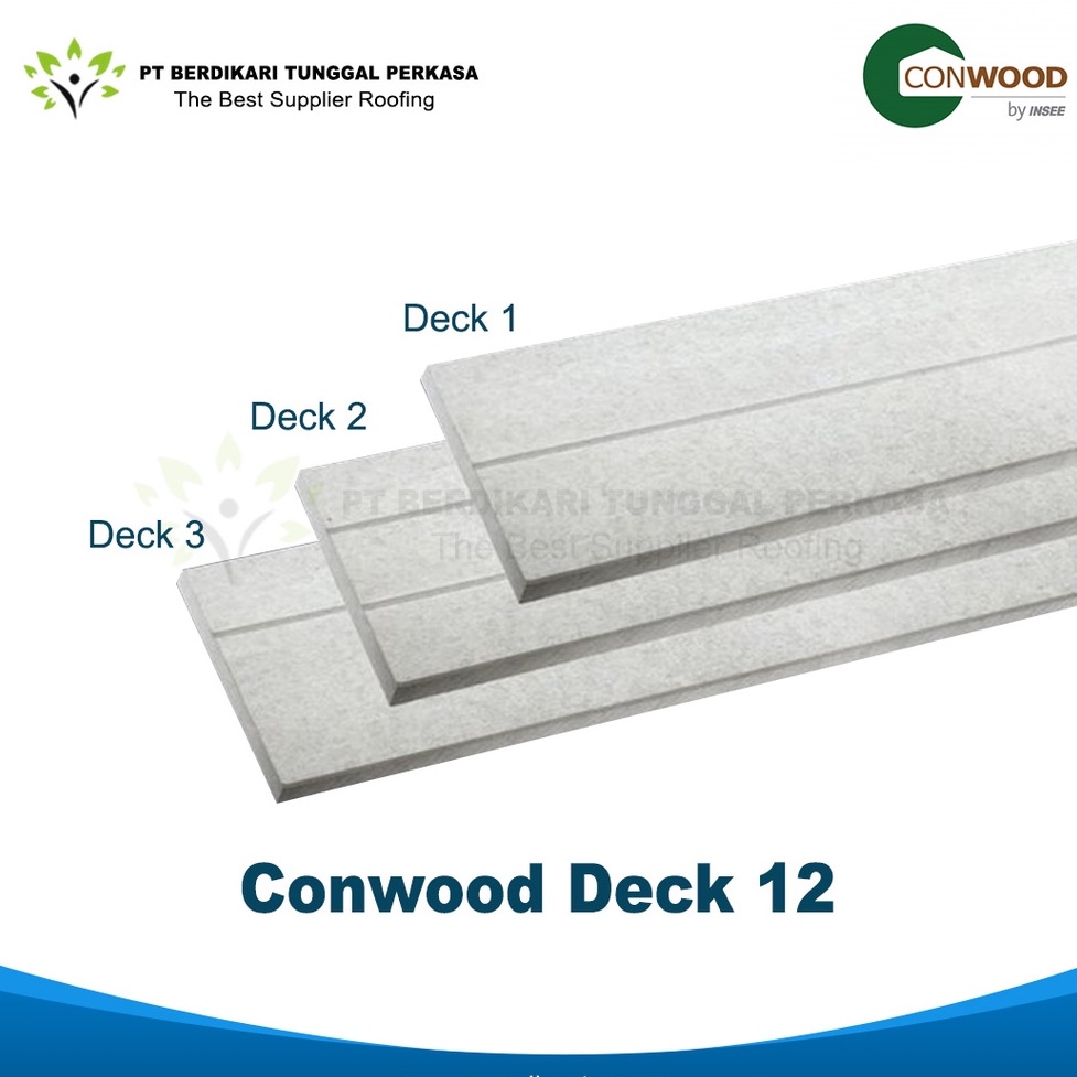 Artificial Wood - Conwood Decorative Deck 12"