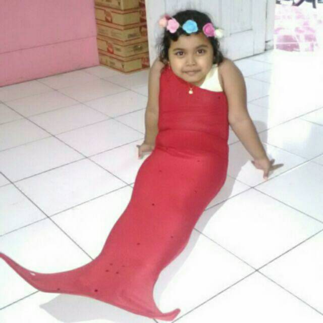 Kostum mermaid  ukuran jumbo