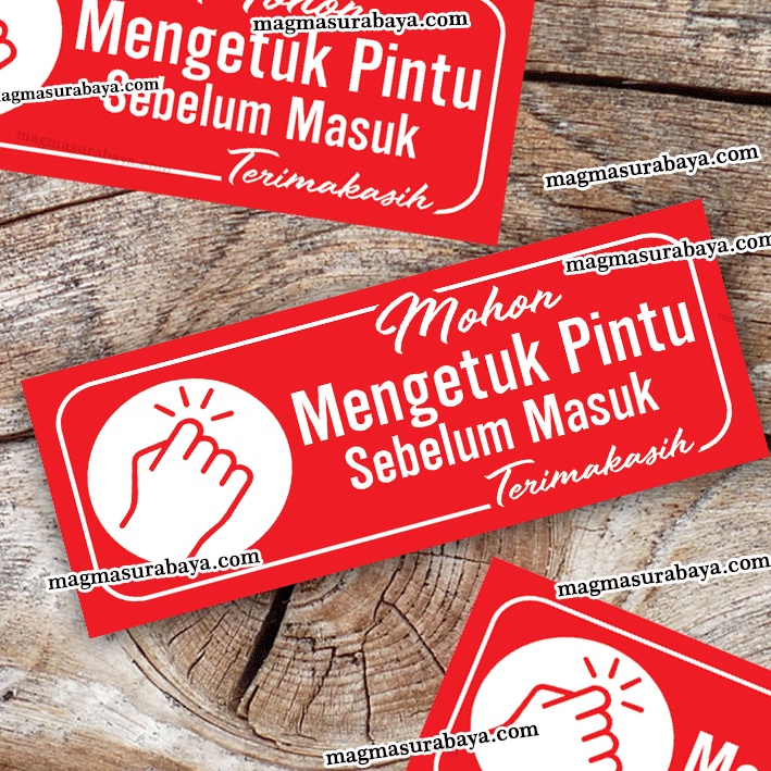 

Stiker Mohon Mengetuk Pintu Sebelum Masuk