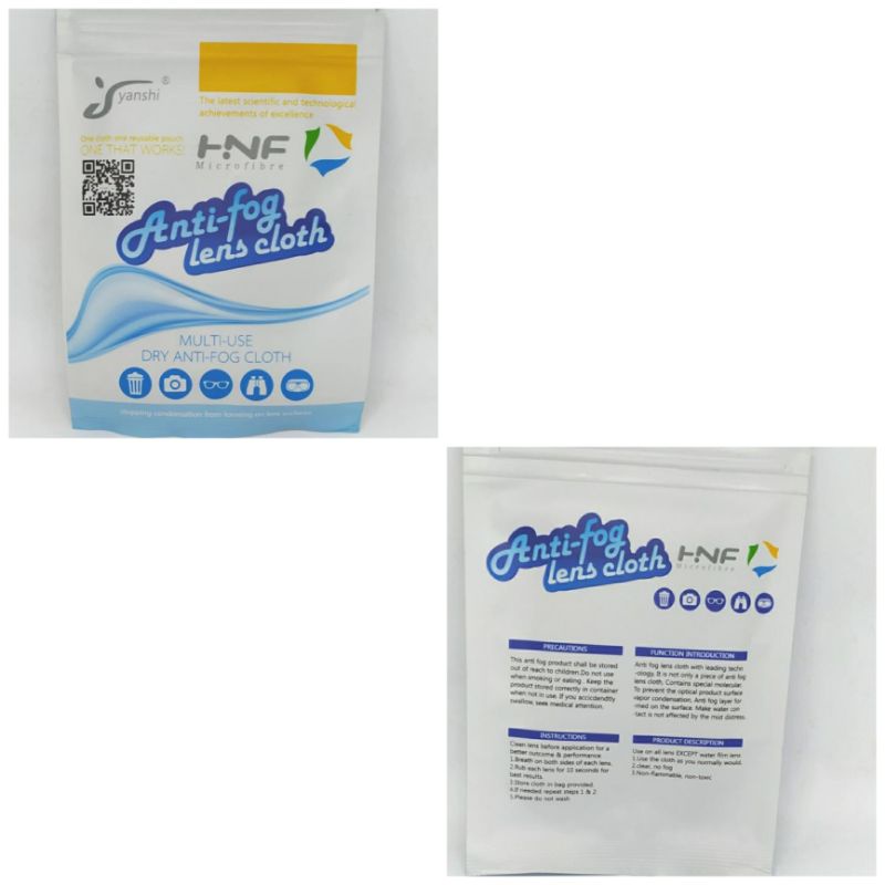 Kain Lap Anti Fog Anti Embun Lens Cloth by Yanshi / Lap kacamata anti embun anti fog yanshi