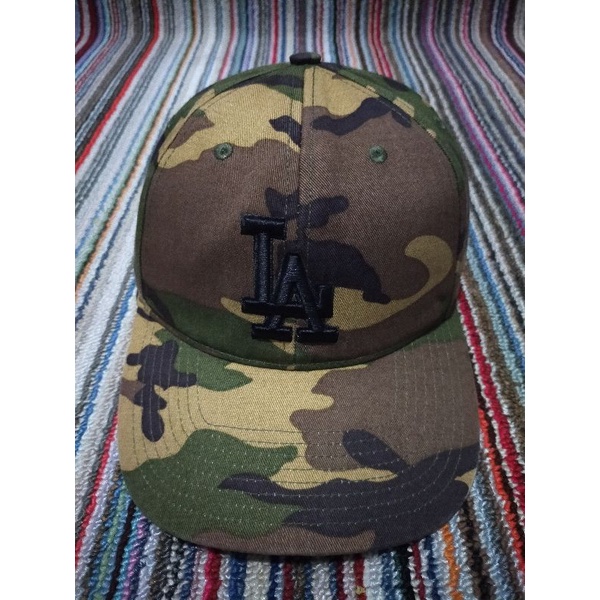 Topi MLB LA Dodgers Camo Vintage Original Second