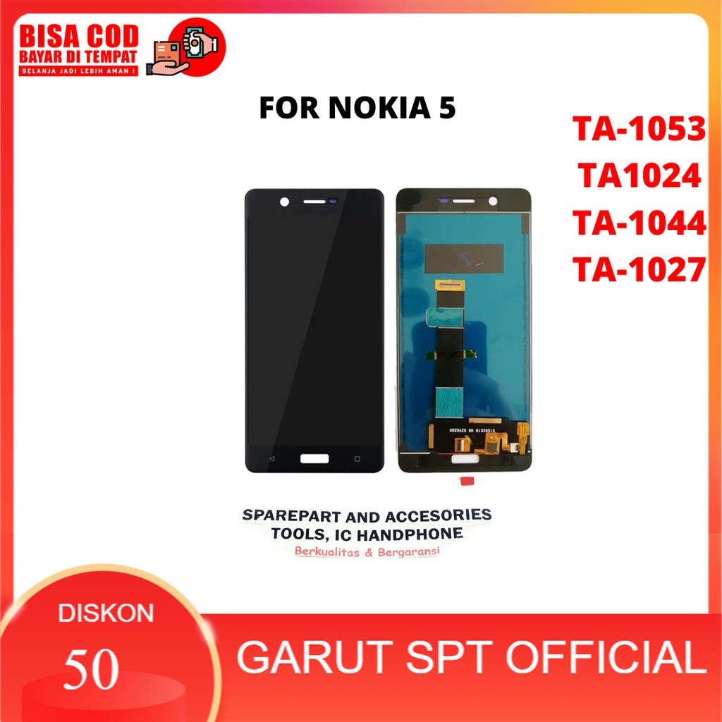 Lcd Nokia 5 Fullset Touchscreen Original TA-1053 TA-1024 TA-1044 TA-1027 TA-1008 TA-1030