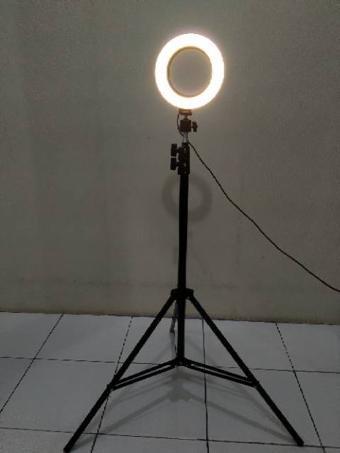 RingLight LED Kamera / Lampu Selfie 8W 6 Inch - RL-19