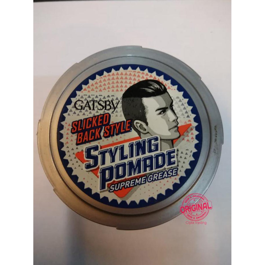 Pomade - Gatsby - Slicked Back Style styling pomade supreme grease 80g
