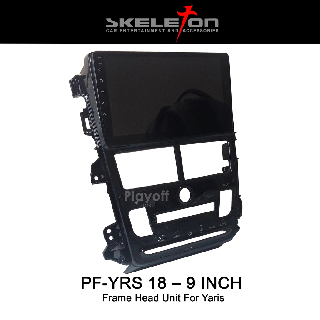 Frame Head Unit 9 Inch Mobil YRS 18 AUTO Frame Android Skeleton