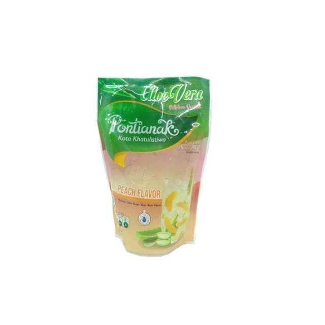 

Inaco AloeVera Peach Flavor 280gr-Minuman Lidah Buaya Rasa Buah Persik