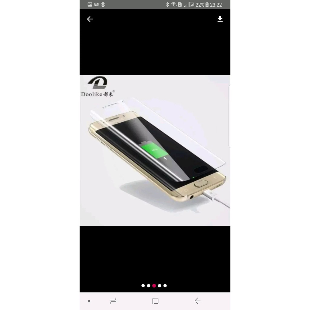 Tempered Glass S7edge Full Lengkung