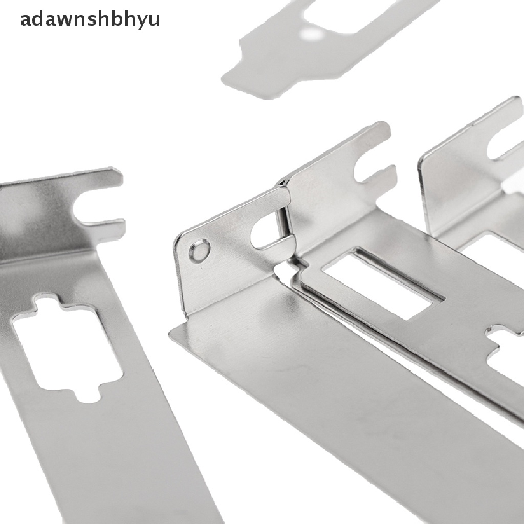 Adawnshbhyu Bracket Adapter Profil Rendah DVI HDMI VGA Port Untuk Kartu Video Grafis Setengah Tinggi