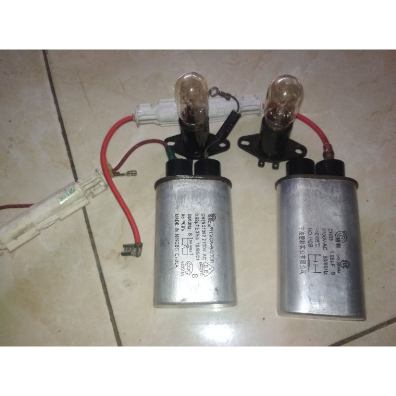 Set Capasitor dan dioda HV &amp; High Voltage dan 41ex Microwave