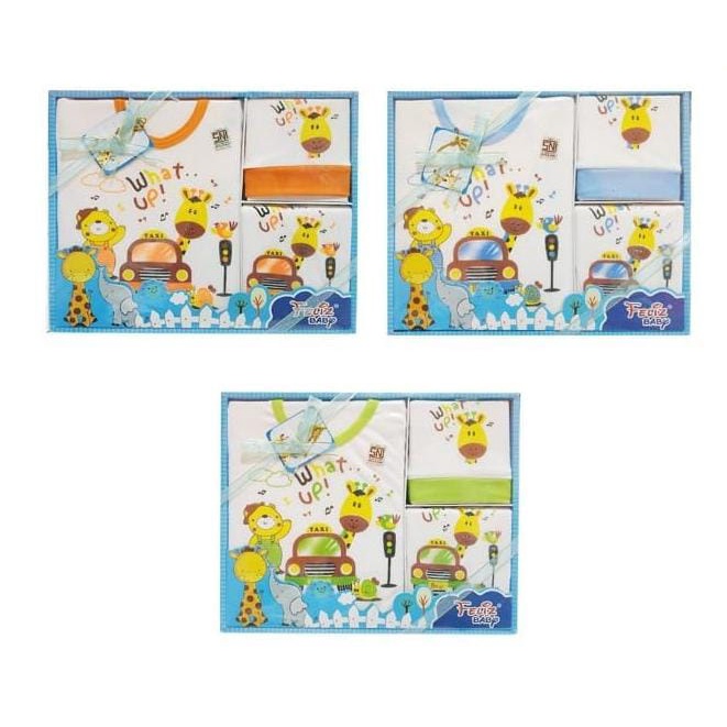 (GIFT SET) FELIZ Baju Bayi Gift Set Feliz Baby B1iru - Baju Set Bayi Newborn/kado bayi-3