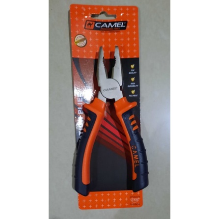 Tang camel 7inch gagang karet Kemasan Blister Plier murah &amp; Bagus