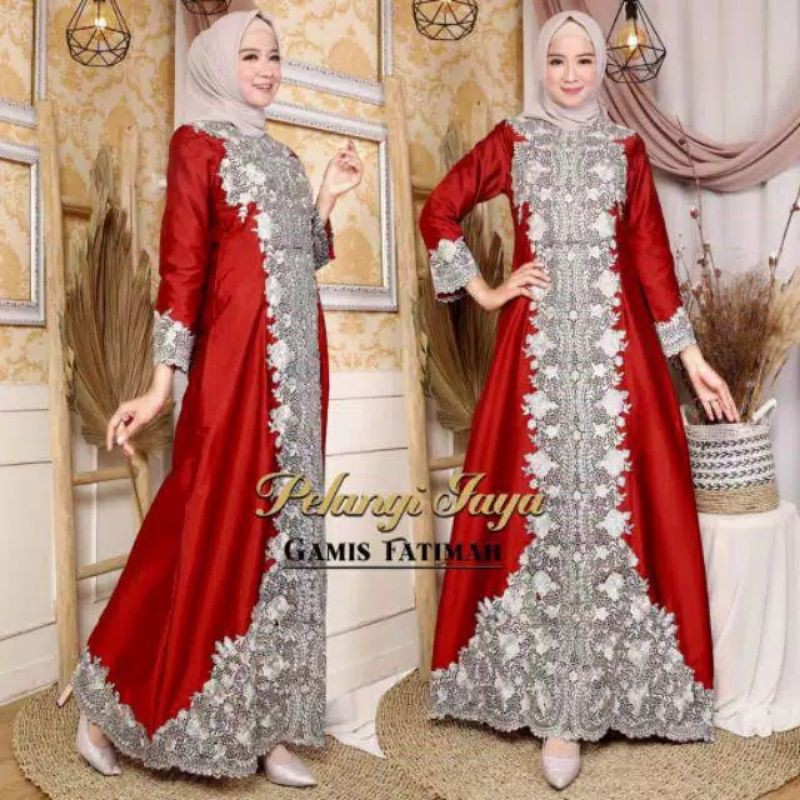 [COD]GAMIS FATIMAH/GAMIS ORIGINAL/GAMIS TAFETTA/BY PELANGI JAYA