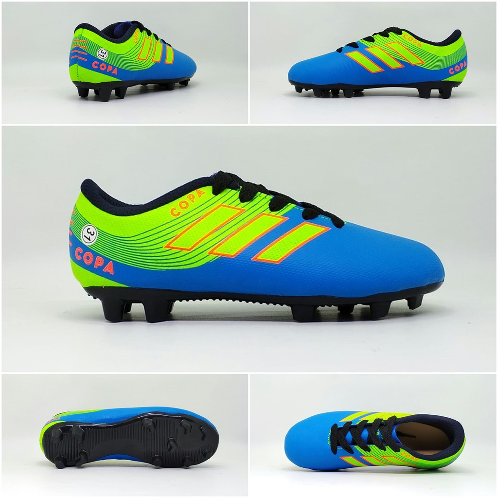 Sepatu Sepak Bola Baby Adidas Copa Hijau Biru