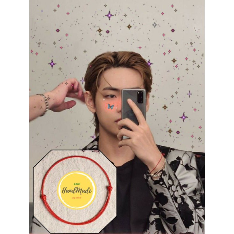 Gelang Tali Kpop Kim Taehyung Kode DSS011/Gelang keberuntungan V BTS