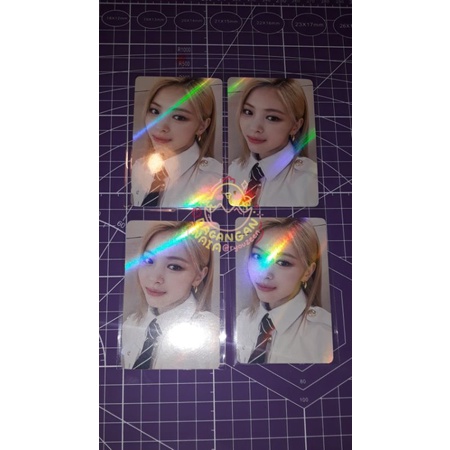 [ON HAND] Photocard official ryujin withdrama hologram selca guess who fansign wd holo pc