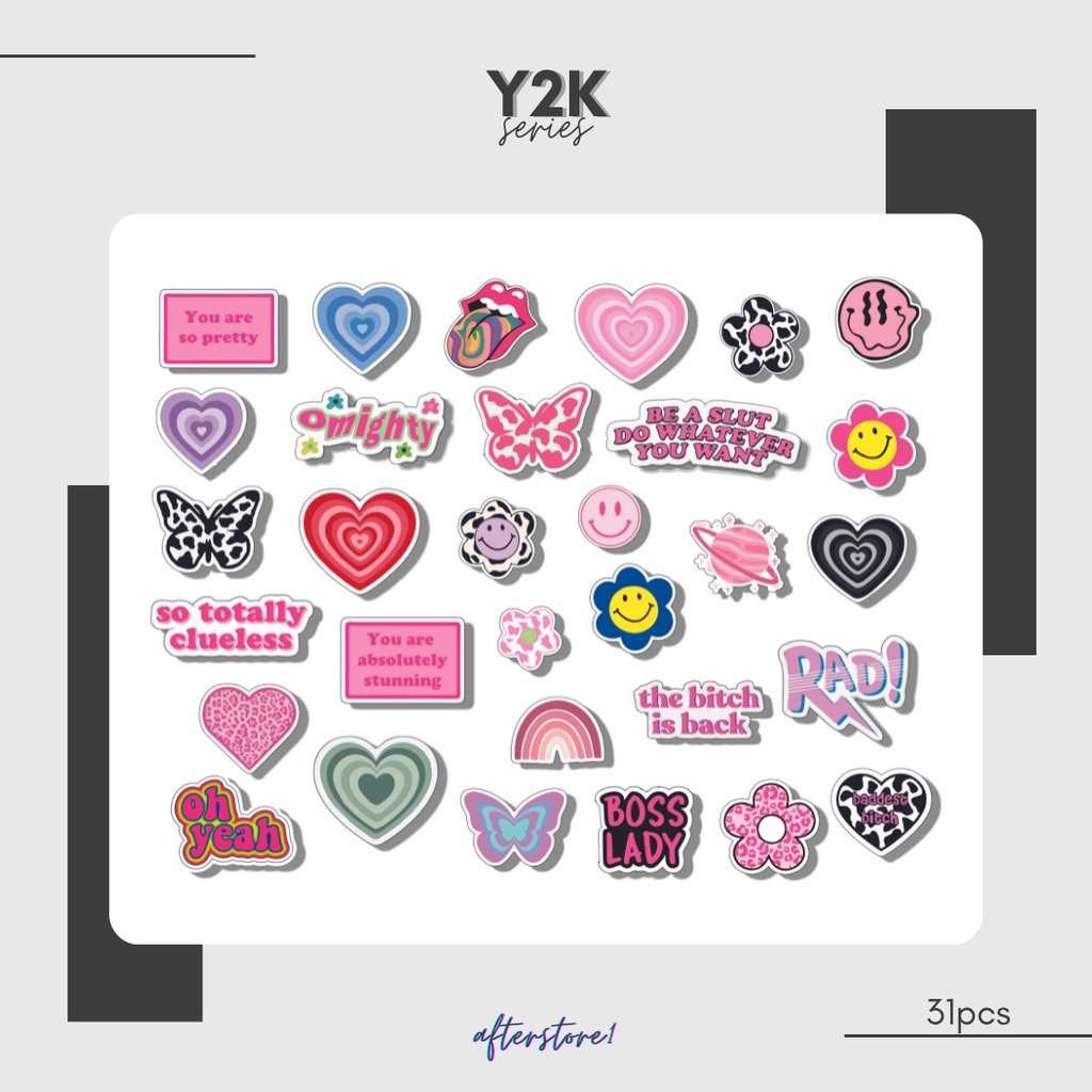 Jual [STIKER Y2K] STICKER AESTHETIC | STICKER TUMBLR | STIKER PACK ...