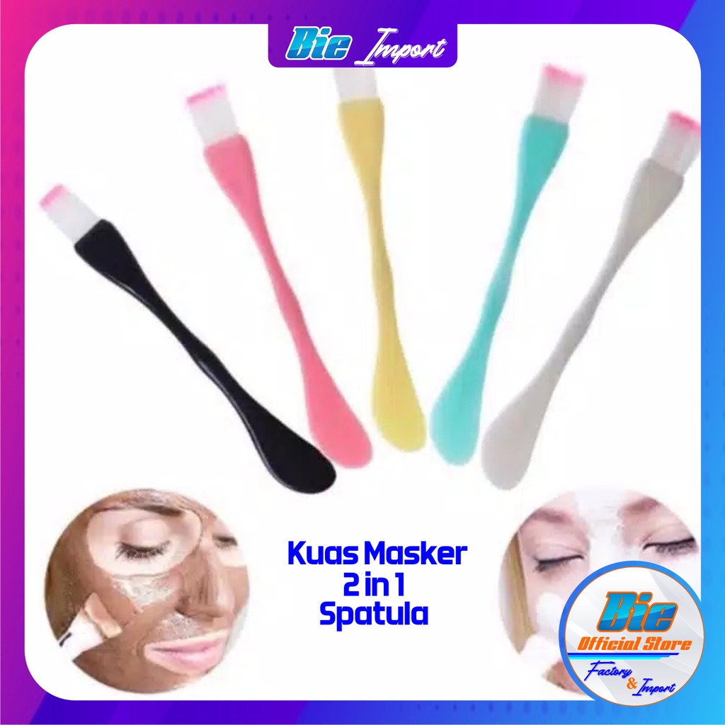 Kuas Masker Wajah 2 in 1 Spatula Korean Style import