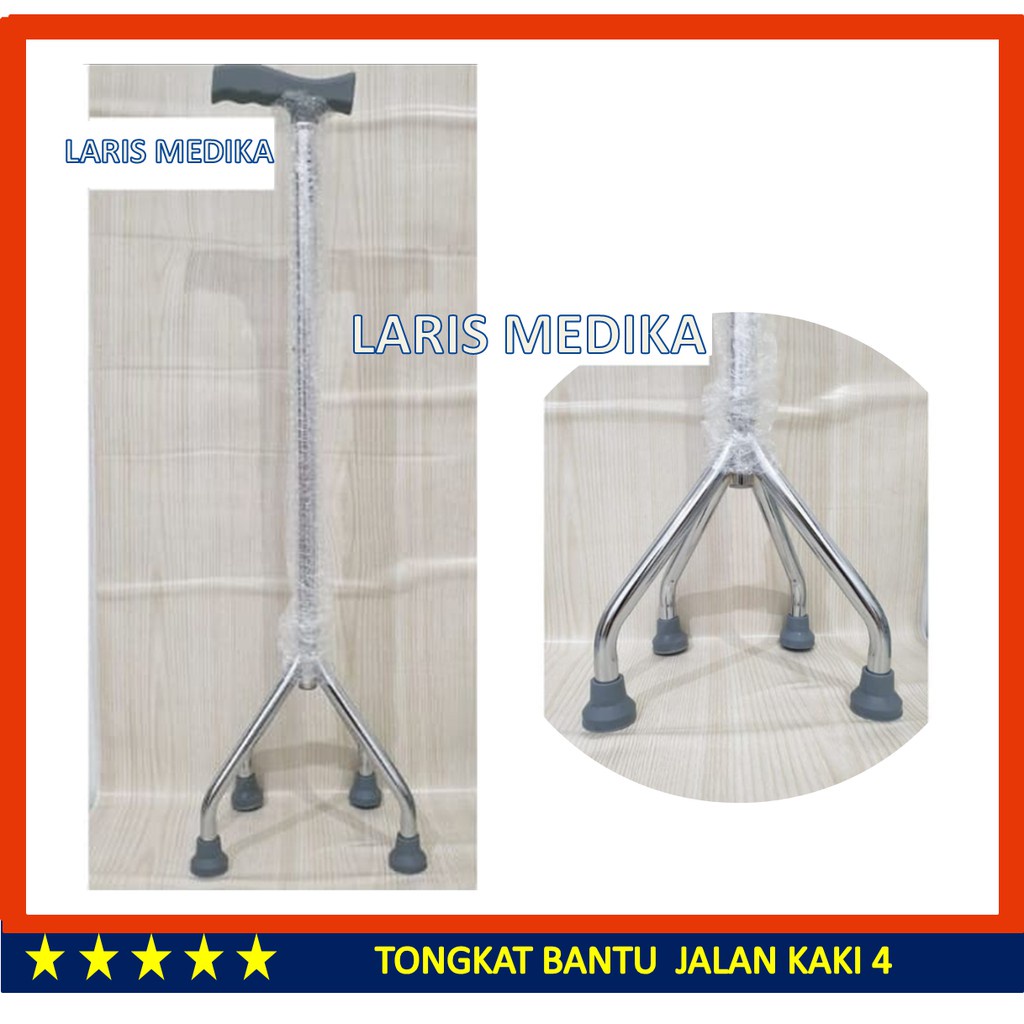 (Original) Tongkat Jalan Kaki 4 / Tongkat Orang Tua / Tongkat Jalan/Tongkat Sella Sella Tongkat
