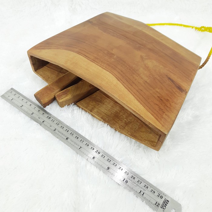 Lonceng Kalung Sapi Kerbau Koleksi Barang Kuno Kayu Jati 051