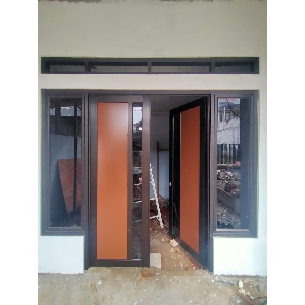 PINTU ALUMINIUM DOUBLE