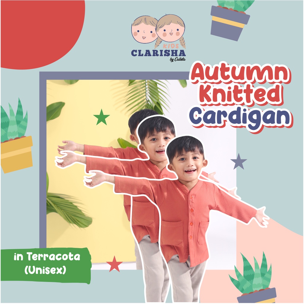 Autumn Knitted Cardigan / Cardigan Anak / Sweater Anak / Baju Anak Knit