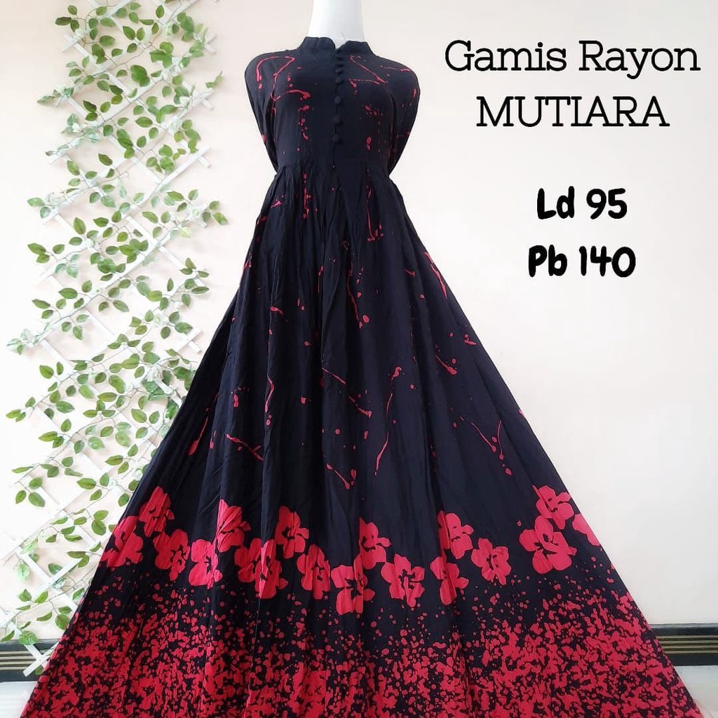 "READY STOK, SIAP KIRIM" GAMIS RAYON CANDI MEKAR #RCM SIZE " S " | MUTIARA | TWILL ORI | REALPICT
