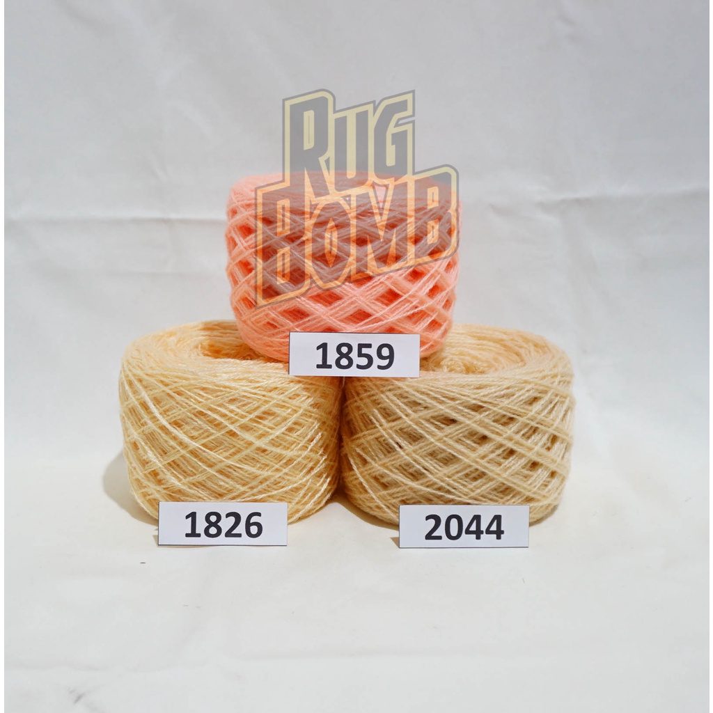 Benang Wool Siet Acrylic Yarn Ply Kecil Warna Peach Salem
