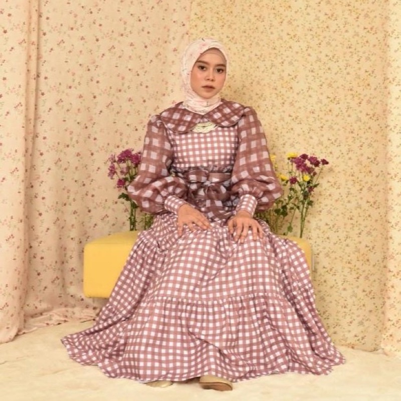 Size M - Sideline Grace Dress - Grace Series (tanpa obi belt)
