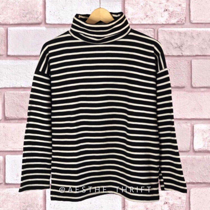 TURTLENECK SWEATER TEBAL OVERSIZE THRIFT BRANDED PREMIUM QUALITY