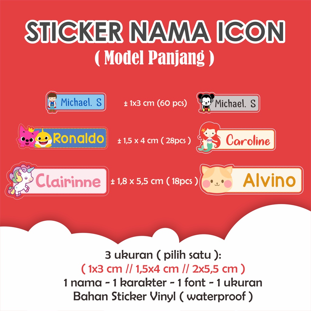 

STIKER LABEL NAMA ANAK MODEL PANJANG CUSTOM GAMBAR