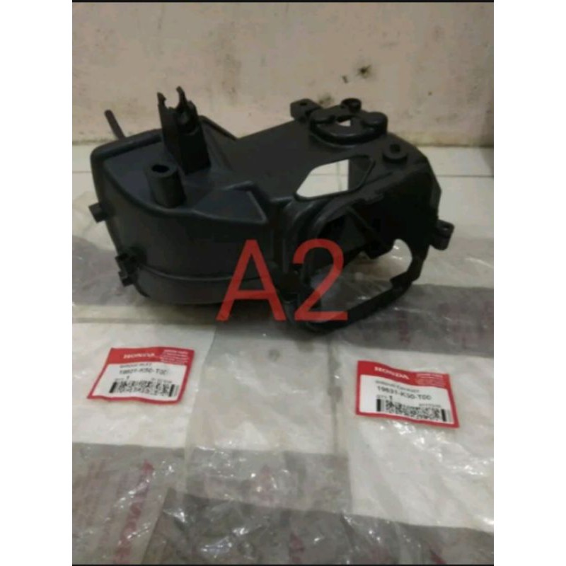 cover shroud in ex tutup block blok mesin beat scoopy fi f1 injeksi esp starter halus original AHM