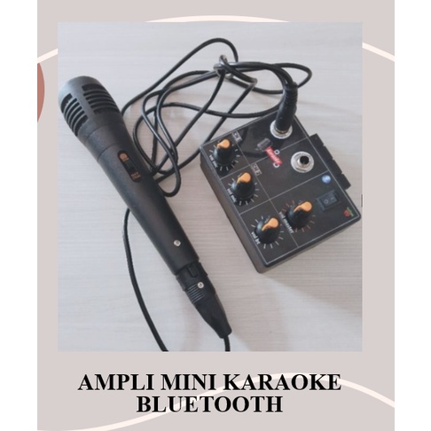 BISA COD Ampli Mini 5v Karaoke Bluetooth-Amplifier 5v mini Karaoke Bl / plus mic