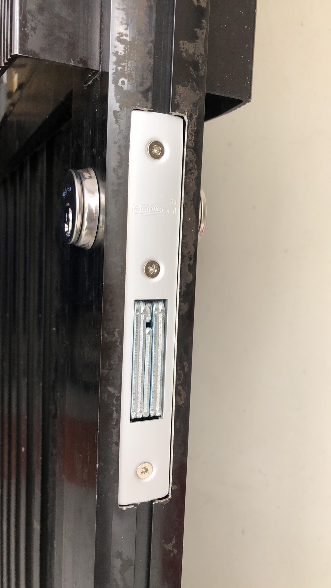 Aluminium Door Lock Kc 8128 Pendek/panjang Dekkson Kunci Pintu Swing Aluminium Kc-8128 Dekson