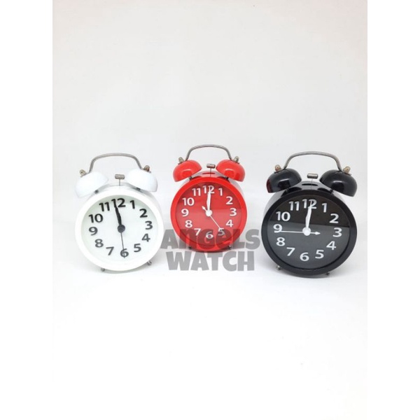 angelswatch jam weker beker polos/ jam meja weker beker 610