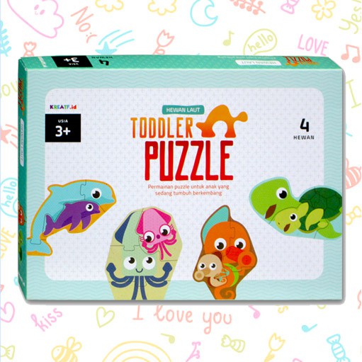 Puzzle Toddler Hewan Laut