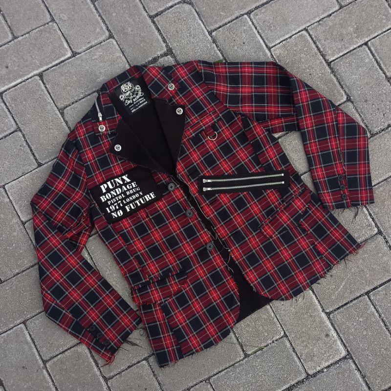 Plaid Blazer by Sexpot Japanese Brand