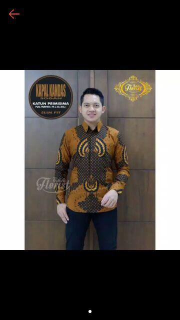 Kemeja Batik Pria | Kapal Kandas By Batik Florist