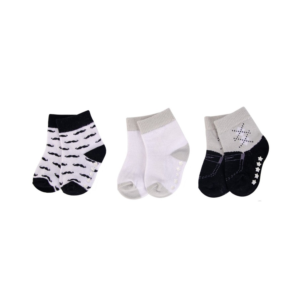 Baby Terry Socks with Non-Skid 3pk Kaos Kaki Model Sepatu Anak Bayi Balita Toddler Shoes Lucu Cute