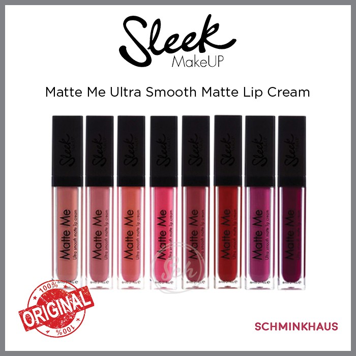 Sleek Matte Me Lipstik Matte Dengan Sekali Pulas Warna Nude Nya Keren Keren Shopee Indonesia