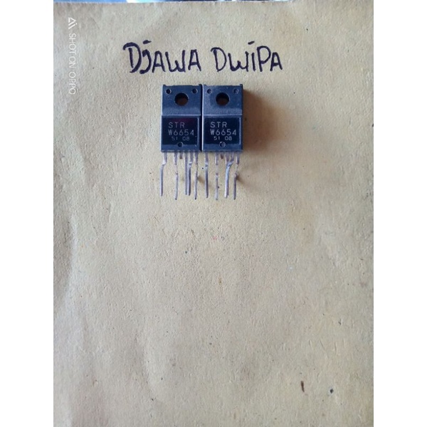Ic Regulator TV Sharp STRW6654 Transistor STRW 6654 Ori