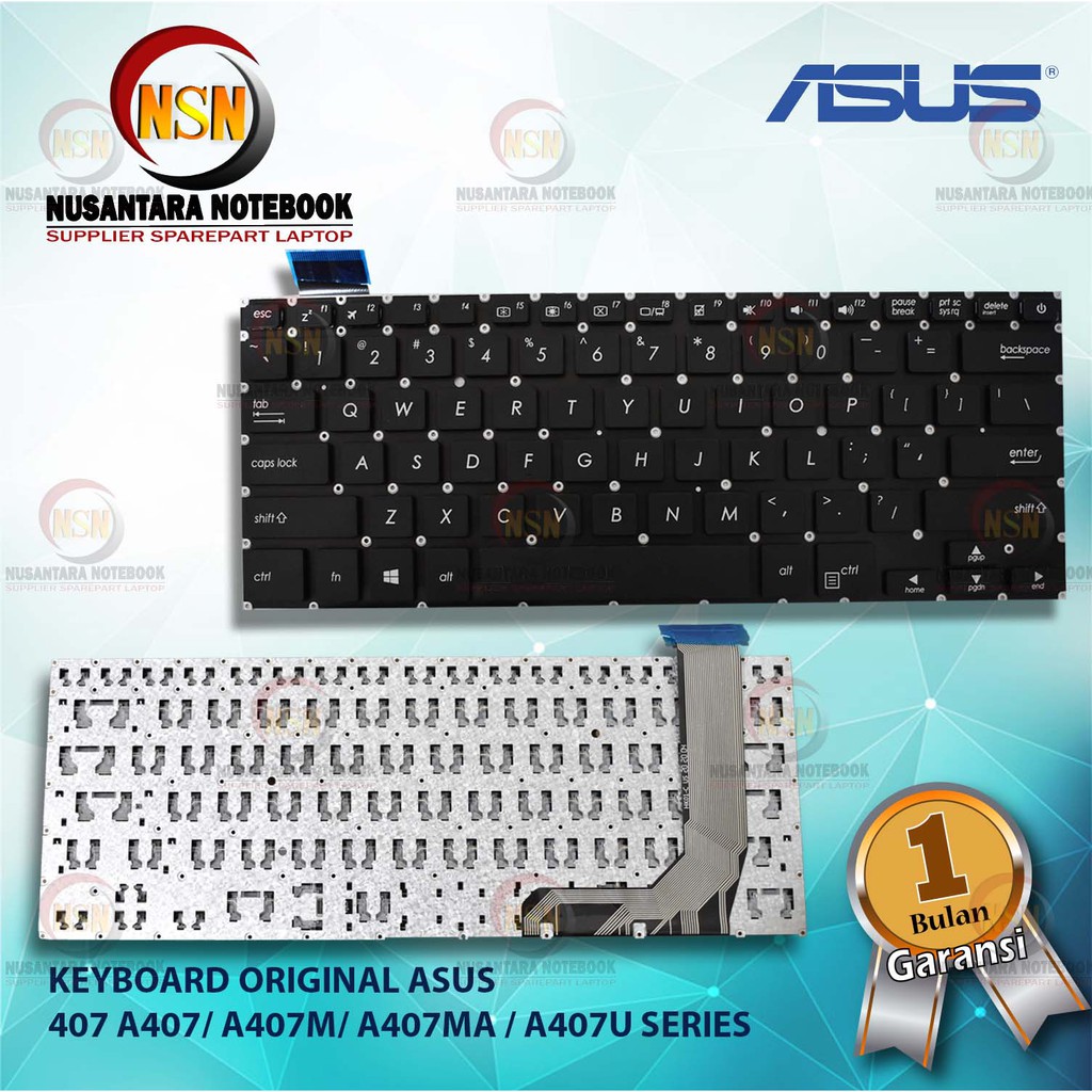 Keyboard Original Asus 407 A407 / A407M / A407MA / A407U Series