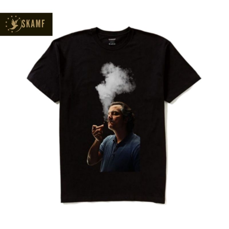 KAOS PABLO ESCOBAR TSHIRT TOKOH BAJU NARCOS VINTGE SEMOKED FACEBOX OVERSIZE TEE / DEWASA DAN BAJU AN
