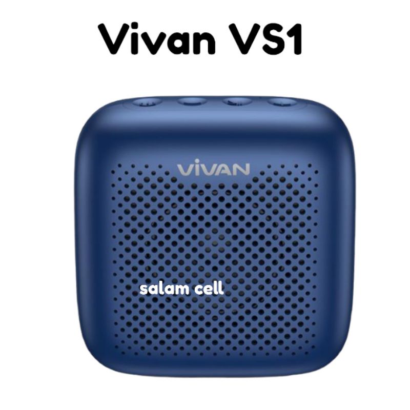 Speaker Bluetooth VIVAN VS1 Anti Air Tahan Hingga 8jam Music Box Spiker bluetoth