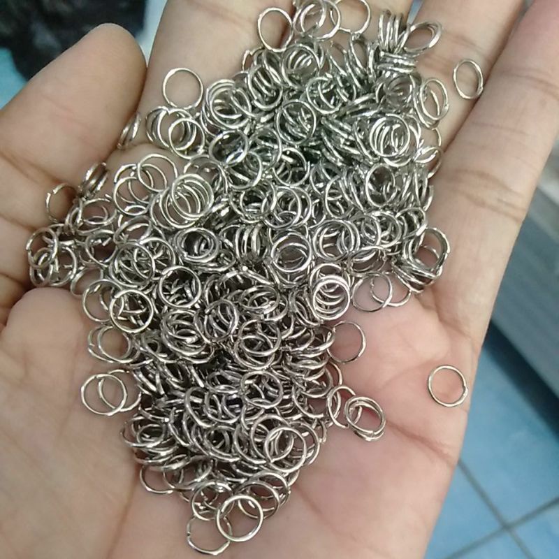 Ring sambung uk 5mm, 10mm isi 1/2 kg