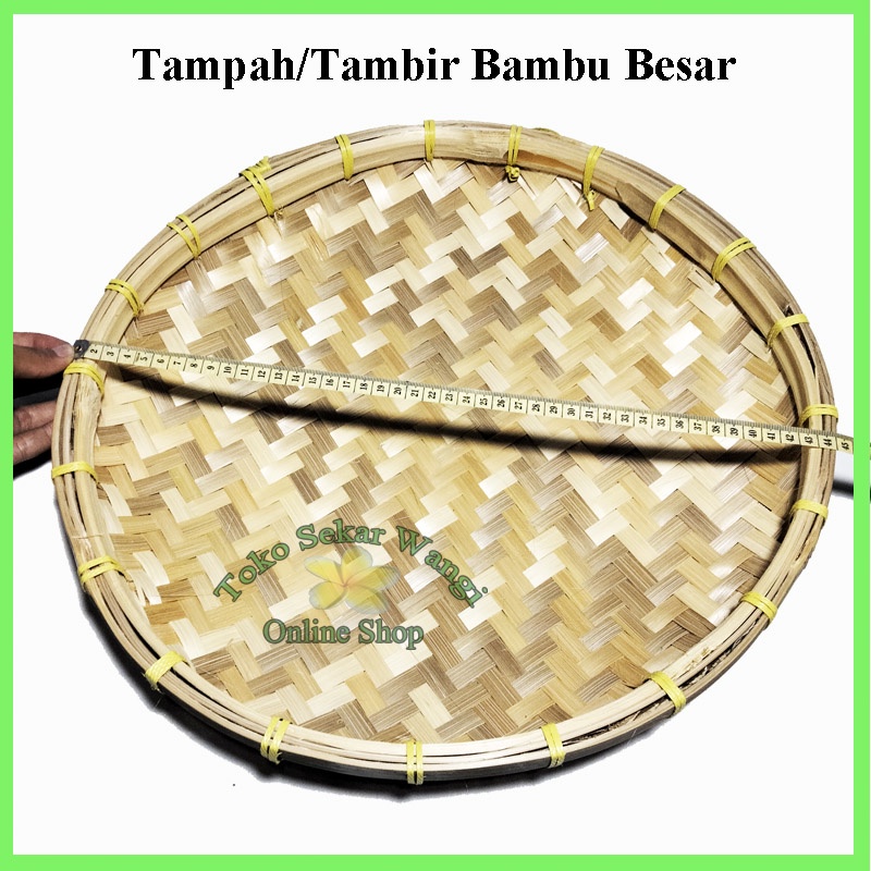 Nyiru Tampah Tambir Bambu Tempeh Loyang Tempat Makanan Nasi Tumpeng Kembulan