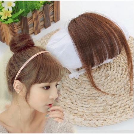 PC-02 Poni clip MEDIUM + side bang hair clip rambut palsu extension