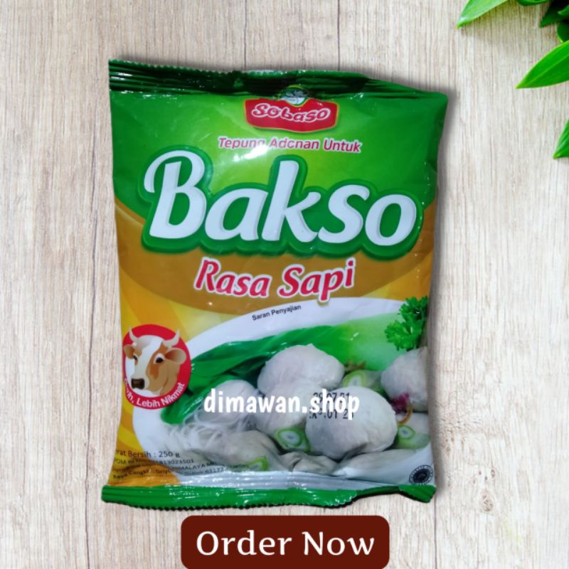 

SOBASO tepung adonan bakso rasa sapi 250 gram