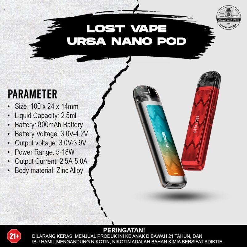 URSA NANOO PODS 18watt  ORIGINAL SIAP PAKAII-4